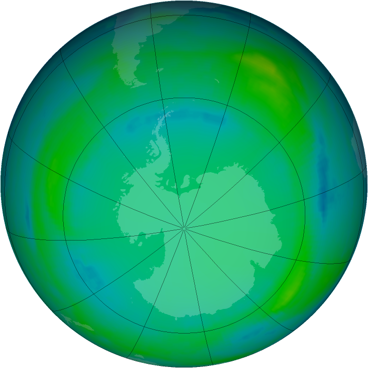 Ozone Map 1999-07-20